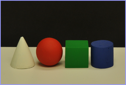 objects illuminated with normal room light image